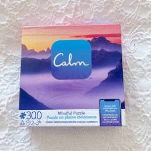 Calm 300 piece jigsaw mindful puzzle Foggy mountains new